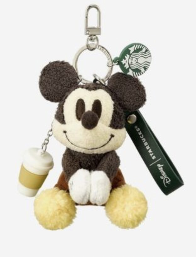 【送料込】【韓国スタバ】Autumn Disney Joyful Mickey Keyring