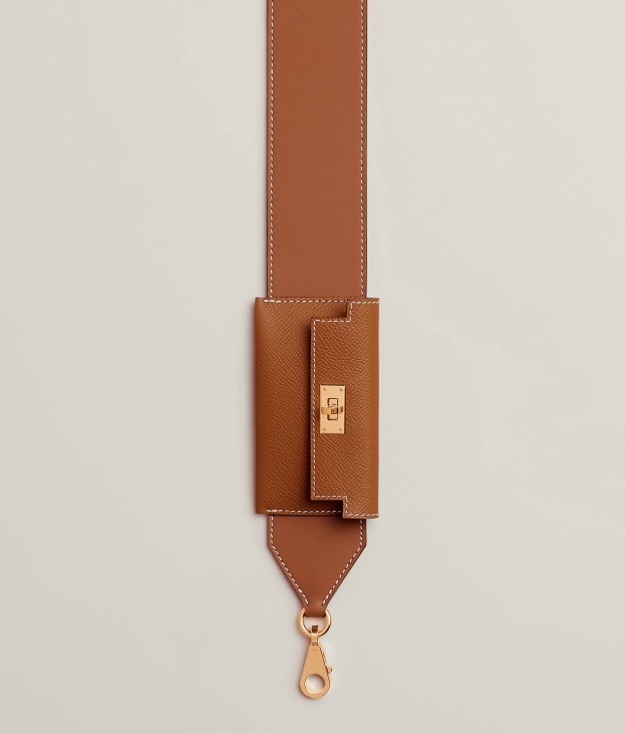 HERMES（エルメス）- Kelly pocket 85 x 50mm（ケリー）ゴールド