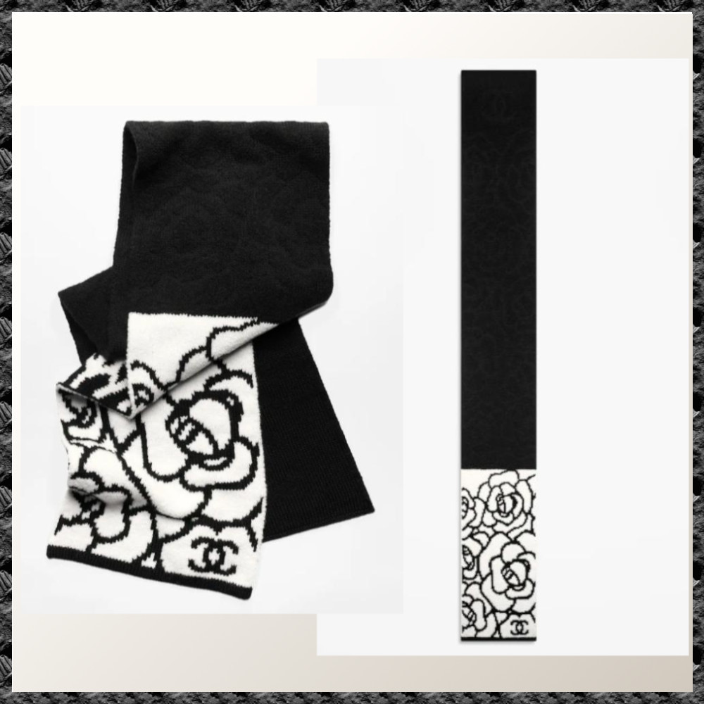 2023/24FW◆送料込【CHANEL】スカーフ カシミア＆ウール