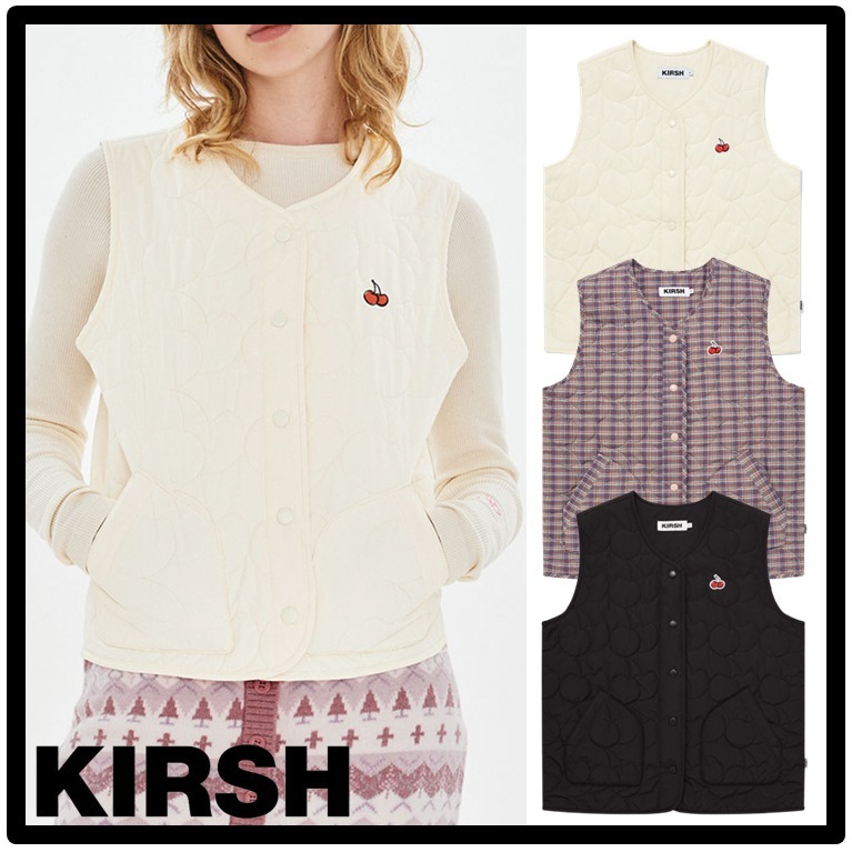 ☆送料・関税込☆KIRSH★CHERRY BASIC QUILTING VEST★