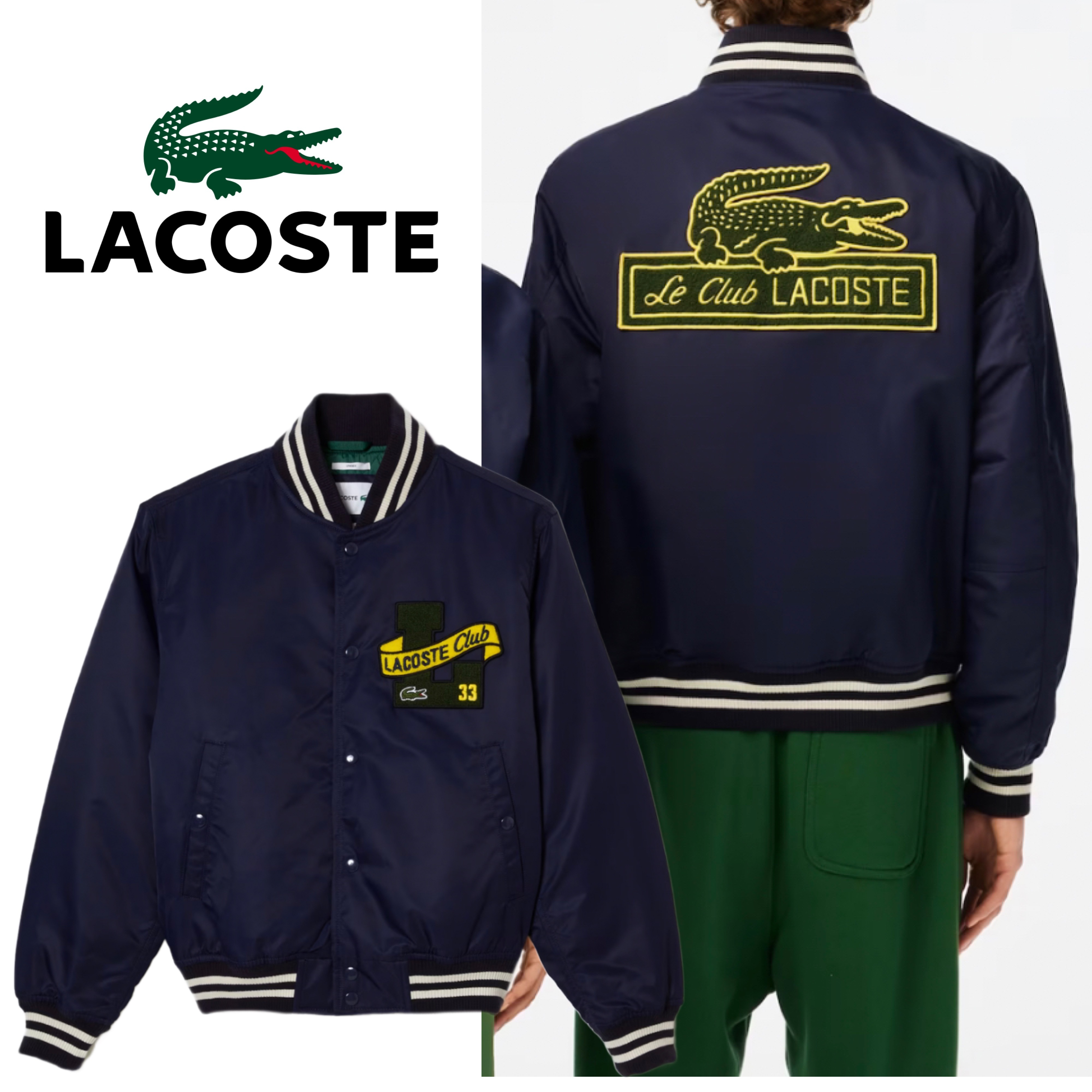 Lacoste ユニセックス ボンバー ジャケット アウター・ジャケット