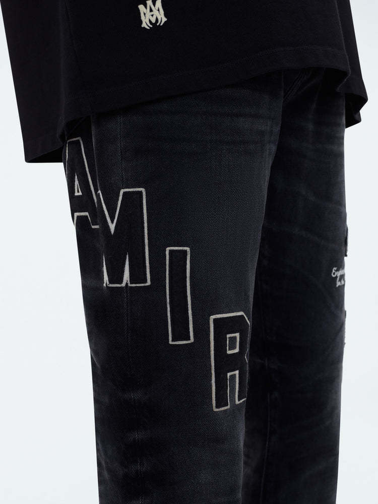 ☆関税負担なし☆AMIRI ロゴ デニムパンツ☆VIP価格☆ パンツ