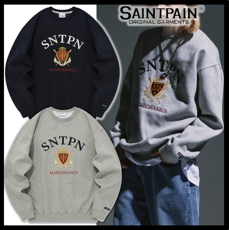 ★送料・関税込★SAINTPAIN★SP TEAM SNTPN CREWNECK★