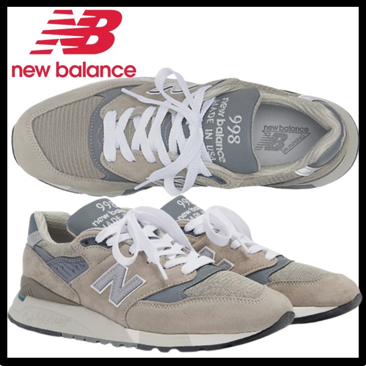 ★関税込★New Balance★U998GR スニーカー★22-29cm★