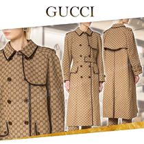 【23AW NEW】GUCCI_woman / GGモノグラム トレンチコート