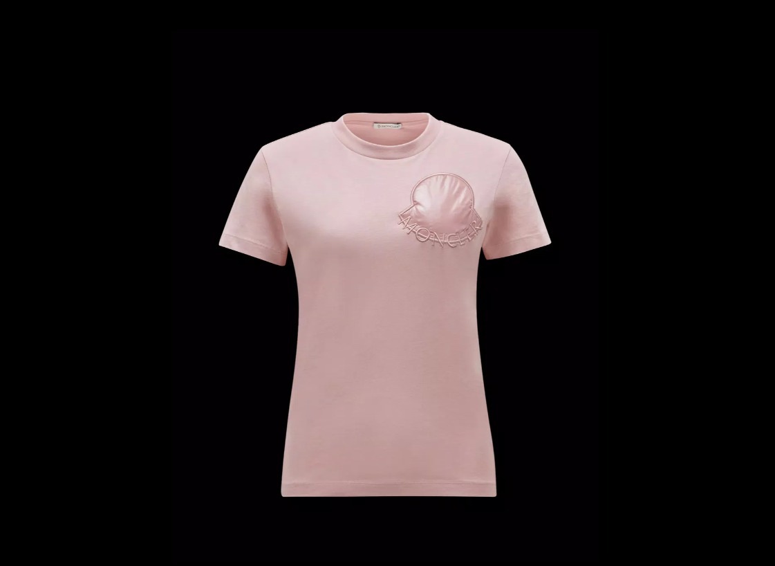 MONCLER 2023/24秋冬新作 ロゴ刺しゅう入り クルーネックTシャツ