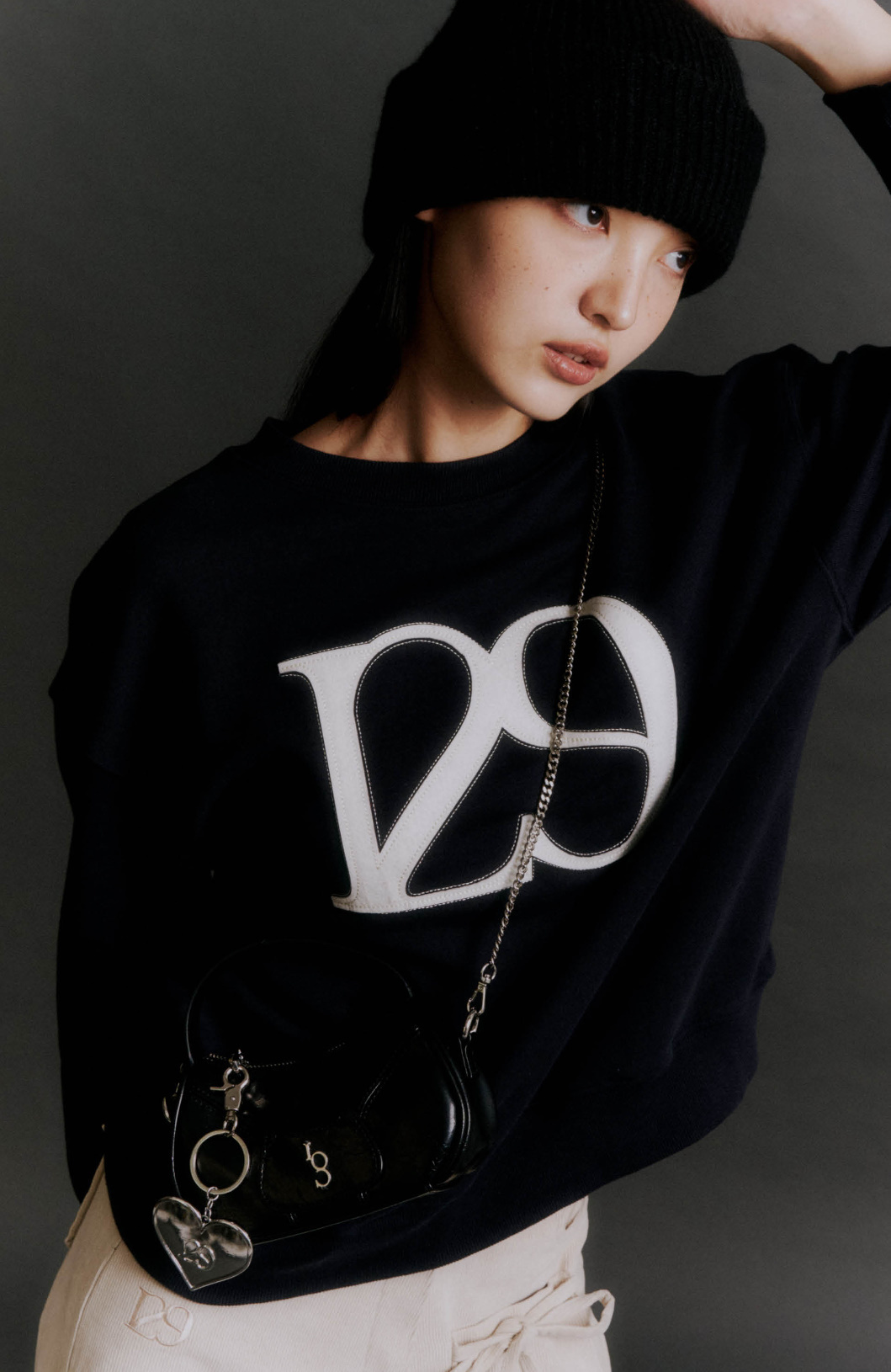 《韓国 ILLIGO》signature mini bag black ミニバッグ
