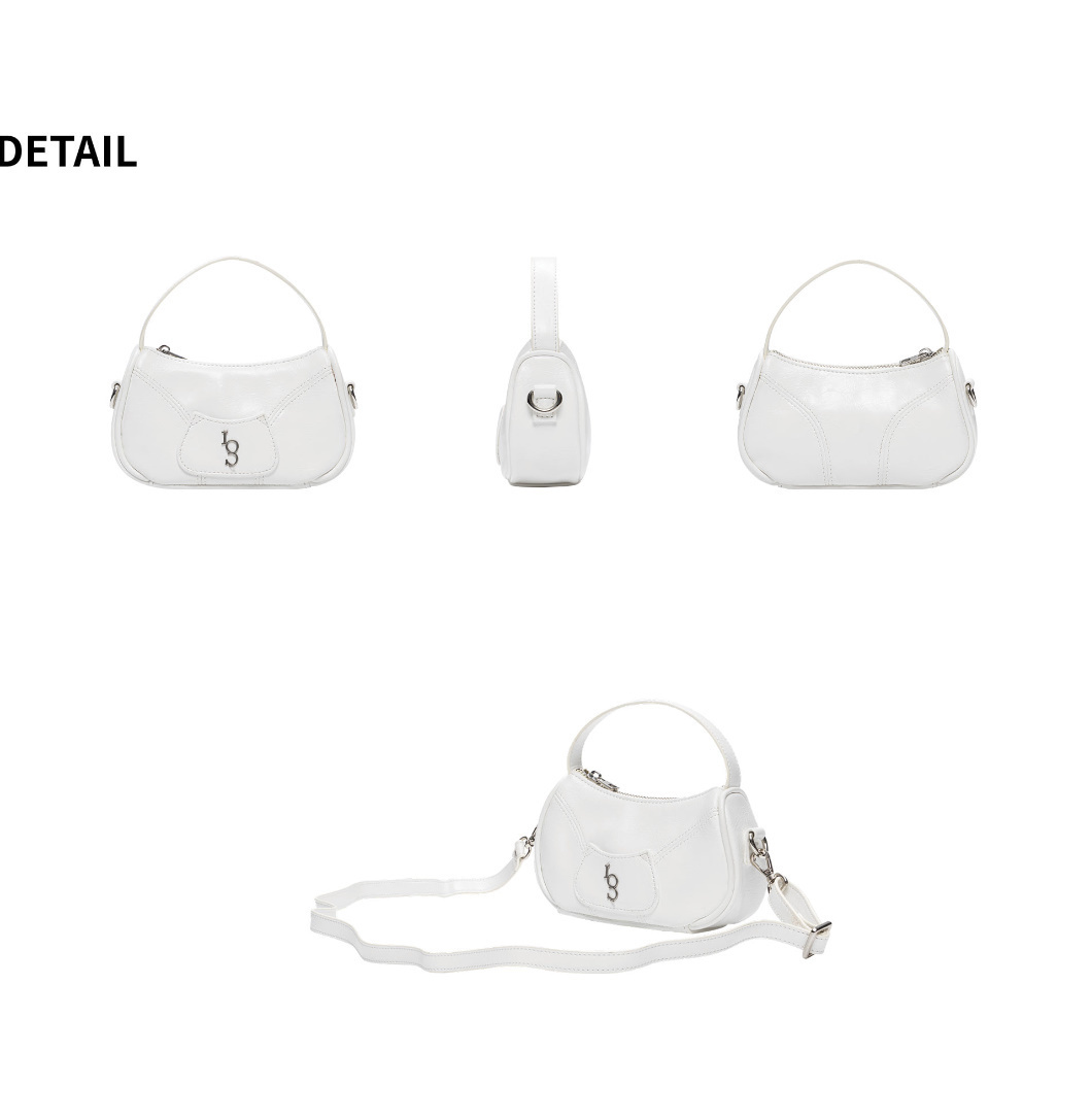 《韓国 ILLIGO》signature mini bag white 人気 ミニバッグ