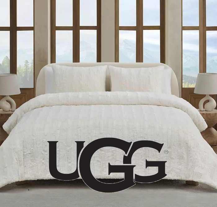 極上ふわふわ【UGG】キング:Valorお布団&枕カバー3点セット