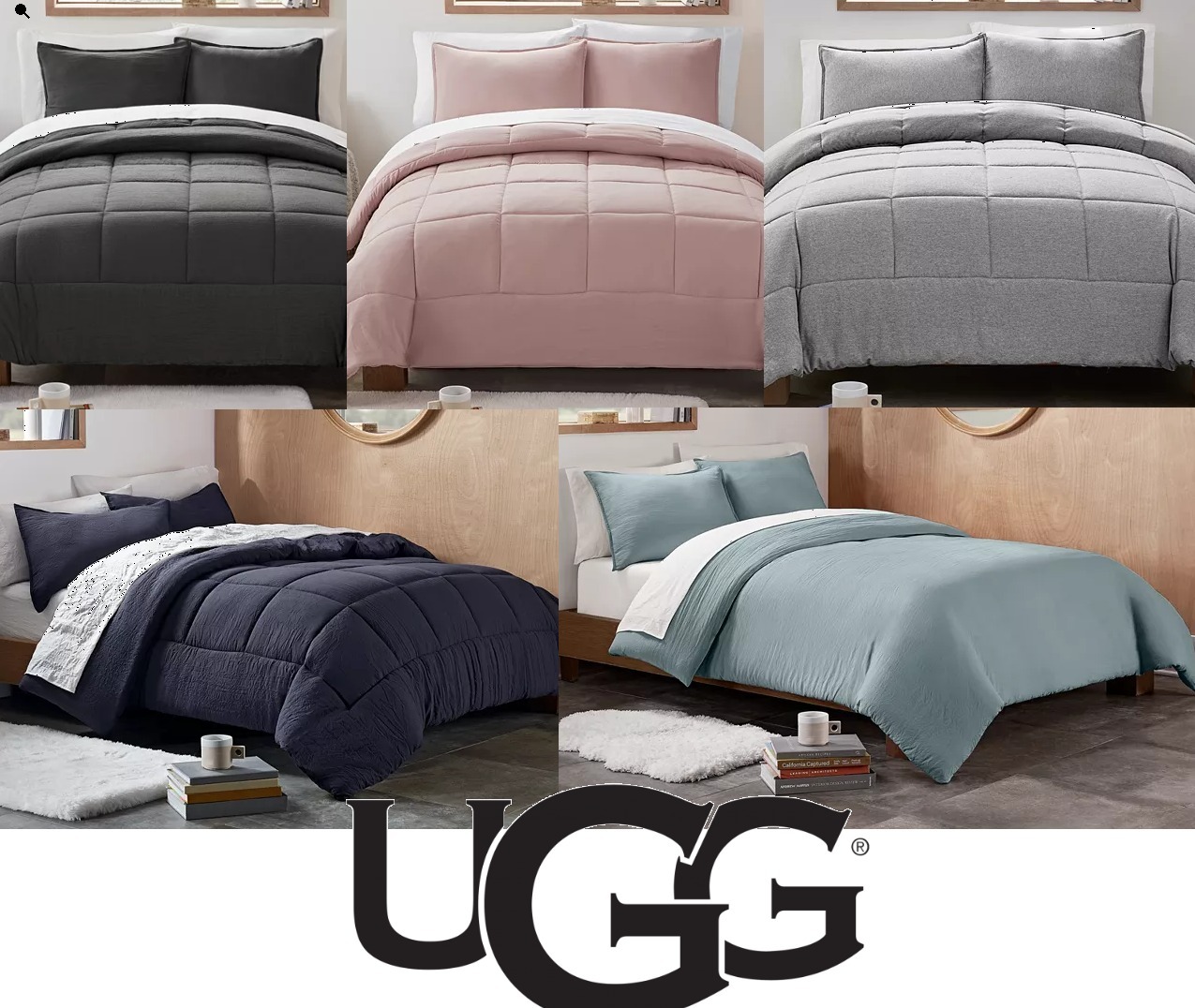 【UGG】シングル☆リバーシブルDevon綿入りお布団2点セット