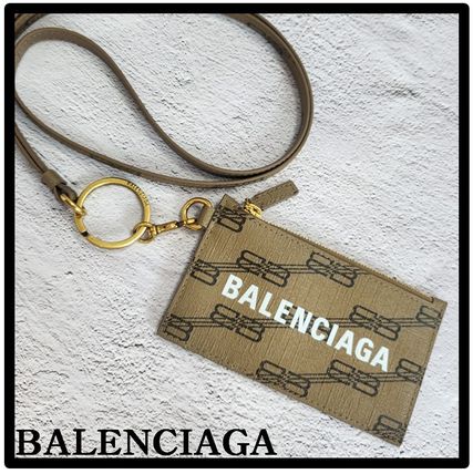 直営店☆BALENCIAGA☆SALE! BBロゴ キーリング付 カードケース Balenciaga カードケース キーホルダー | ブラック | FARFETCH JP