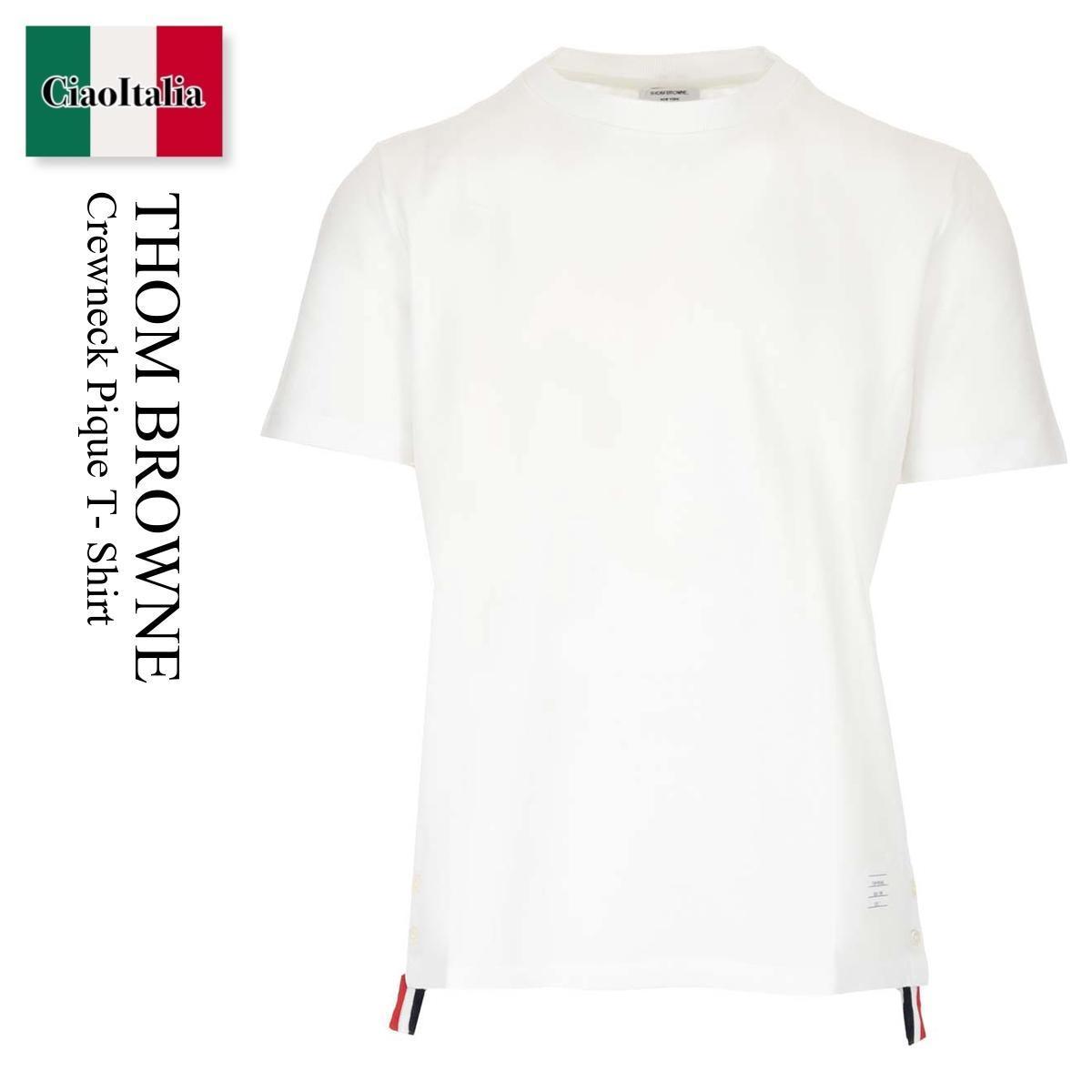 Tシャツ・カットソー Thom Browne Crewneck Pique T- Shirt