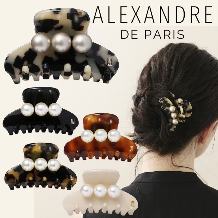 Giftに【ALEXANDRE DE PARIS】スワロフスキーパール S クリップ