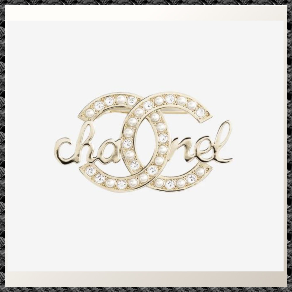 入手困難◆送料込【CHANEL】ブローチ パール ストラス＆ゴールド