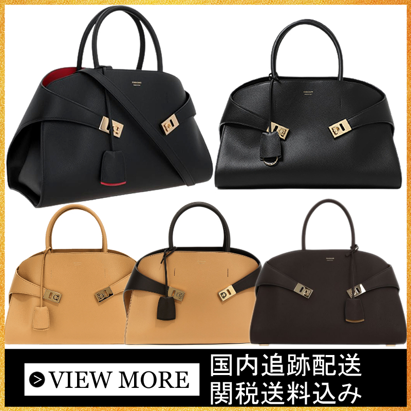 【関税送料無料】FERRAGAMO Hug ミディアム ハンドバッグ