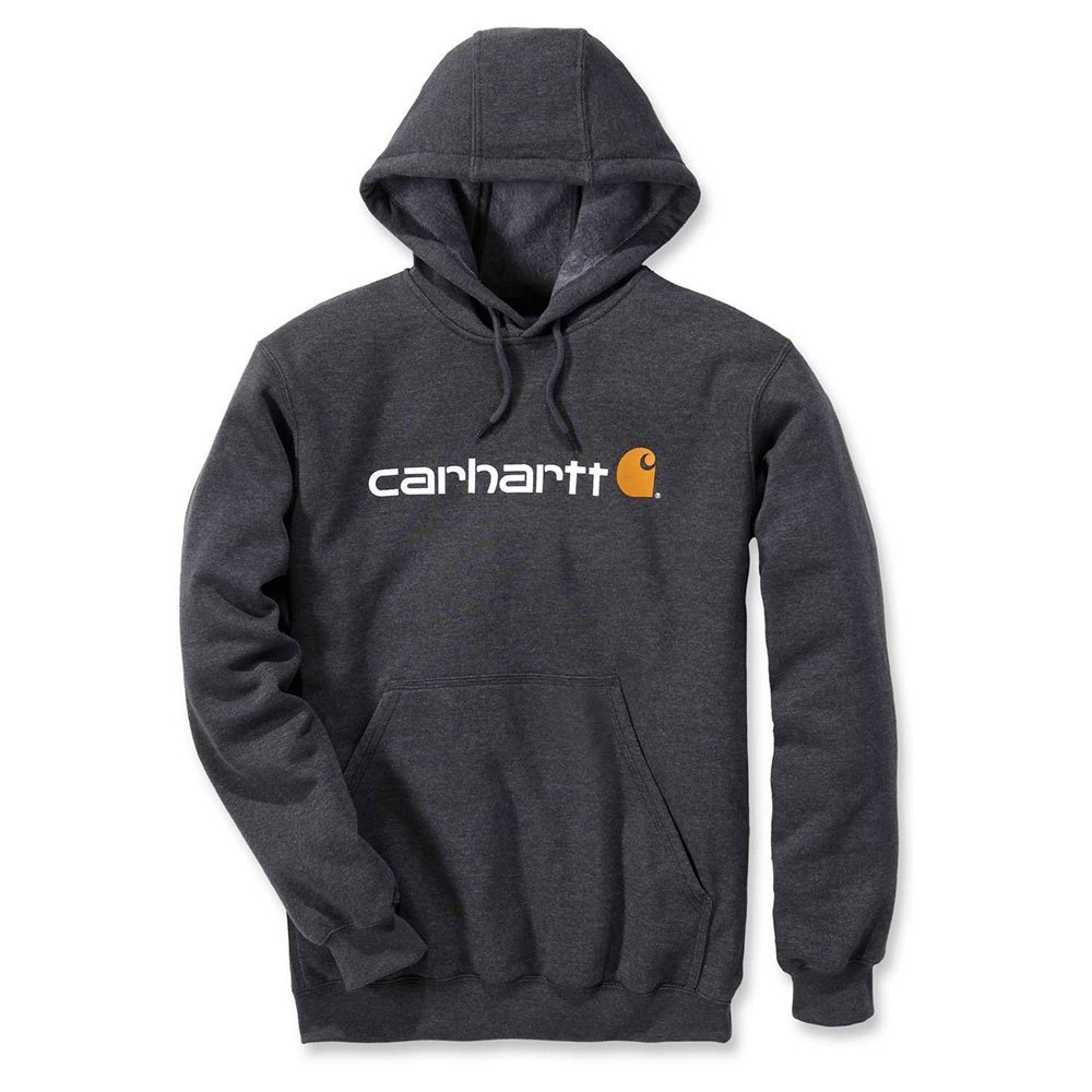 Carhartt カーハート ルーズフィット ロゴ フーディー カーボン