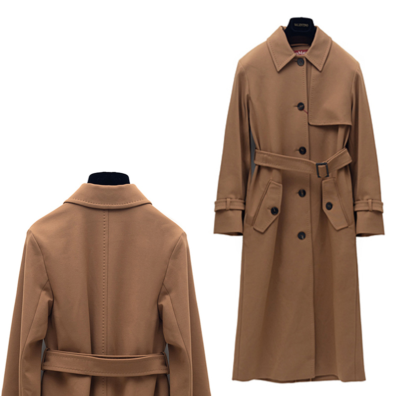 関税負担なし☆Max Mara Studio ジャージー トレンチコート