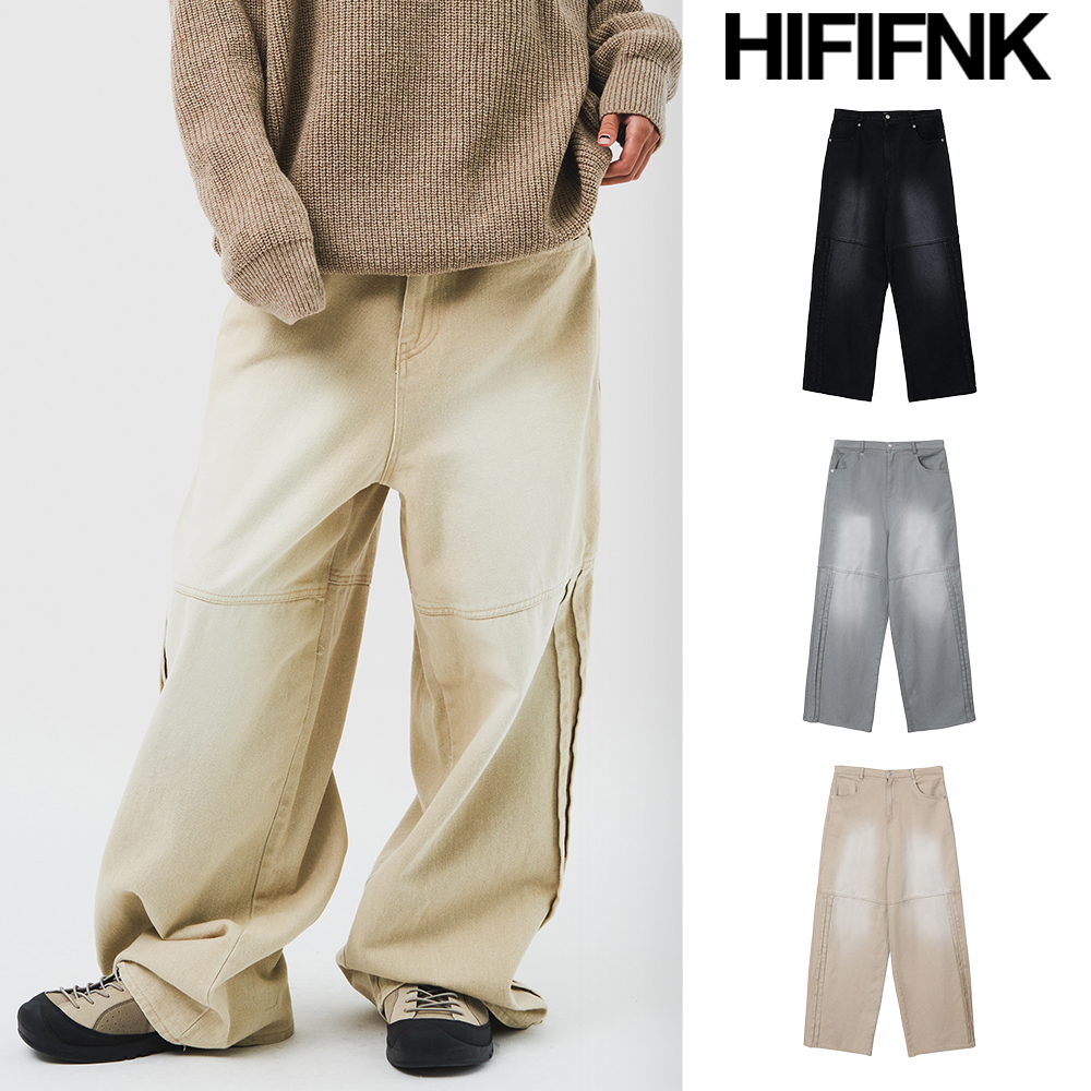 【HI FI FNK】Curtain Call Sand Denim