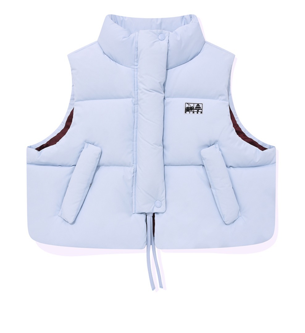☆韓国の人気☆【KIRSH】☆CHERRY CROP STRING DOWN VES.T☆ ☆韓国の人気☆【KIRSH】☆CHERRY CROP STRING DOWN VES.T☆