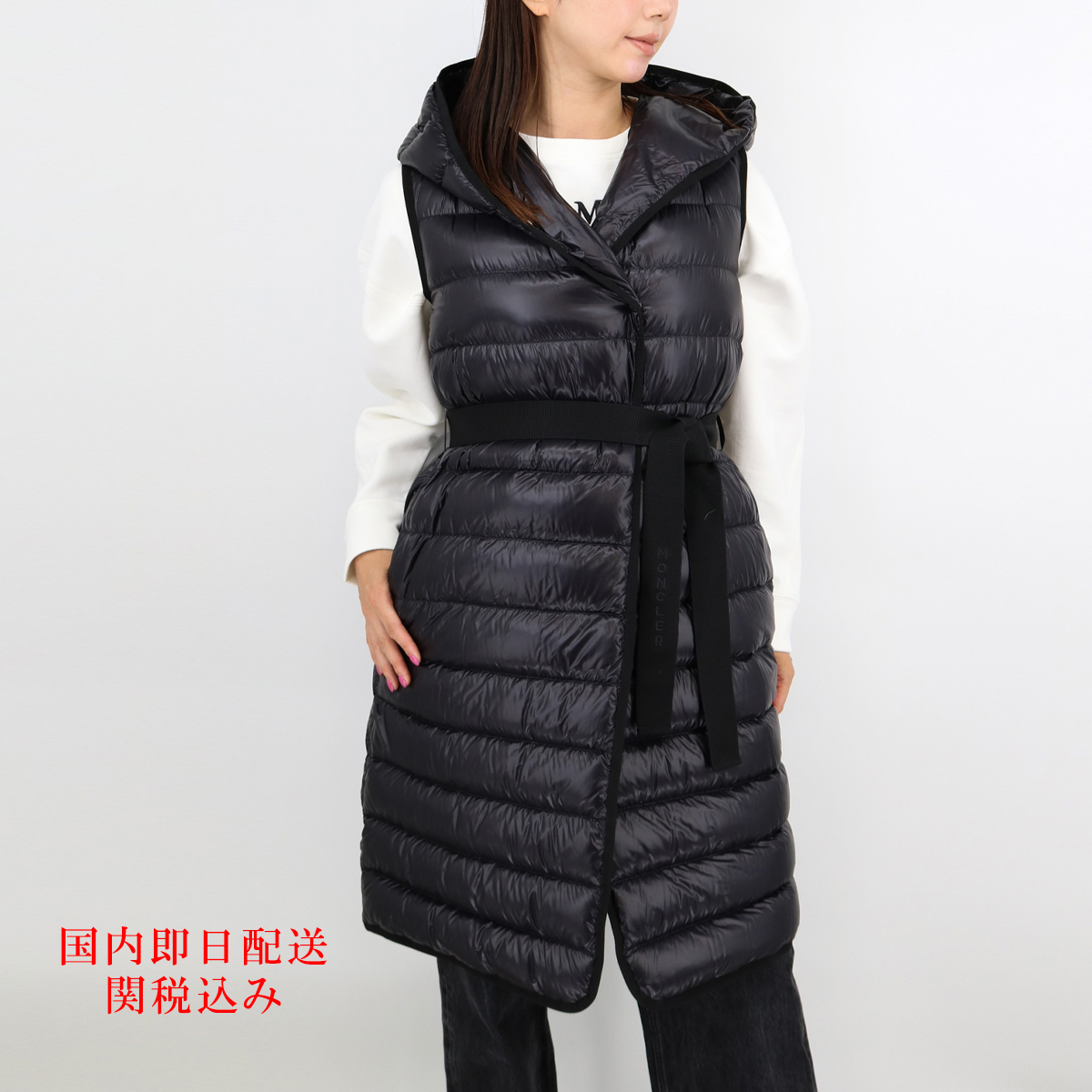 モンクレール ダウンベスト NOISETTE GILET 1C50100 BLACK