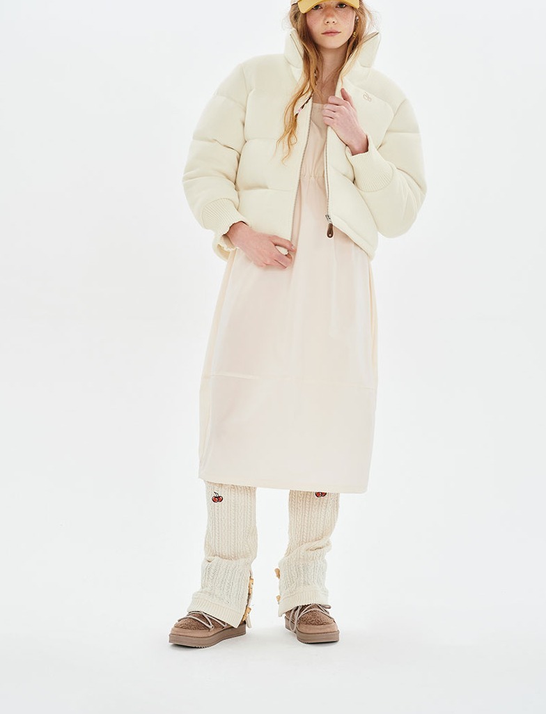 ☆韓国の人気☆【KIRSH】☆CHERRY KNIT HIGH NECK DOW.N☆ ☆韓国の人気☆【KIRSH】☆CHERRY KNIT HIGH NECK DOW.N☆