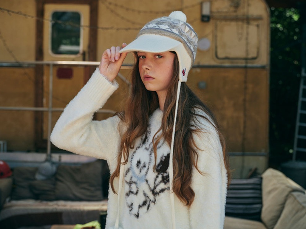 ☆韓国の人気☆【KIRSH】☆CHERRY BOHEMIAN POMPOM CA.P☆ ☆韓国の人気☆【KIRSH】☆CHERRY BOHEMIAN POMPOM CA.P