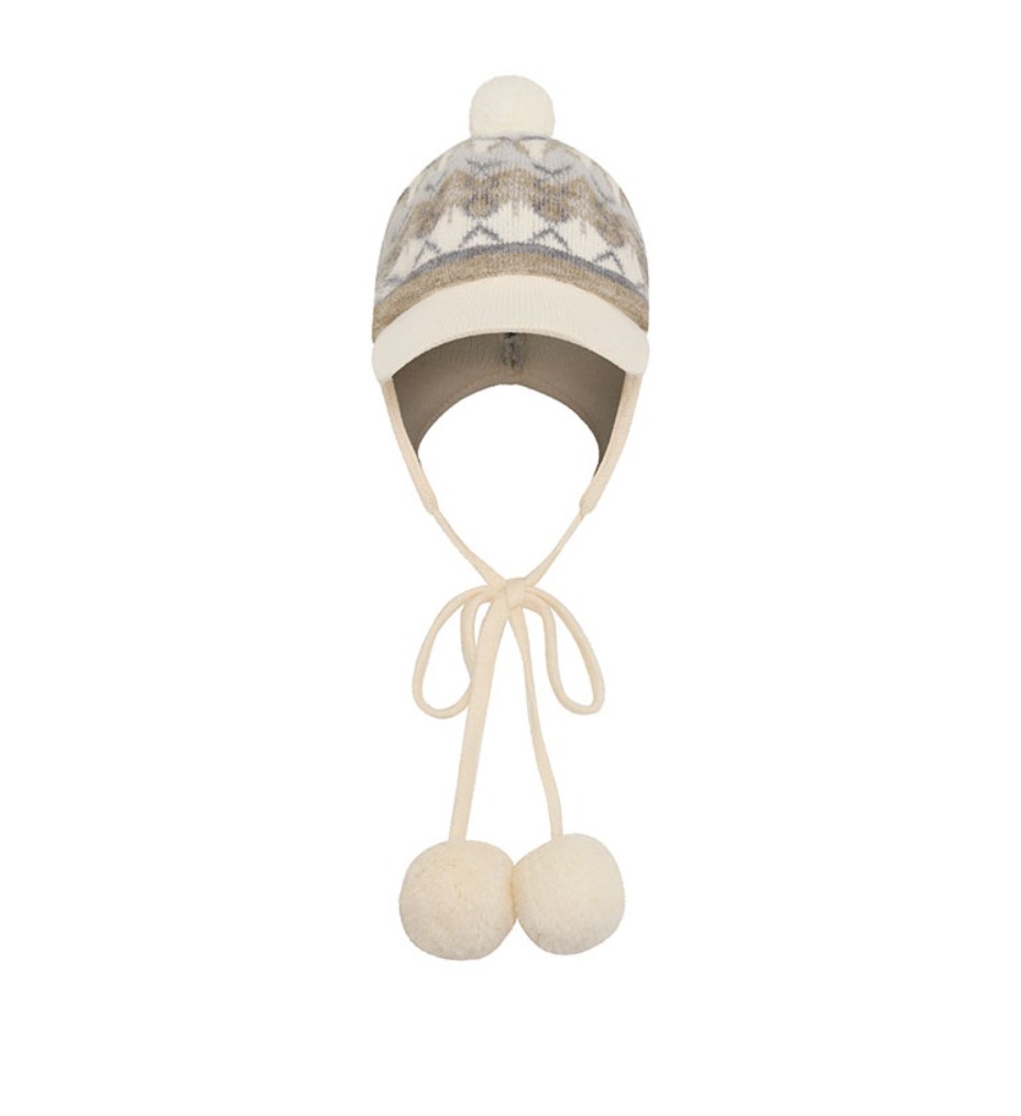 ☆韓国の人気☆【KIRSH】☆CHERRY BOHEMIAN POMPOM CA.P