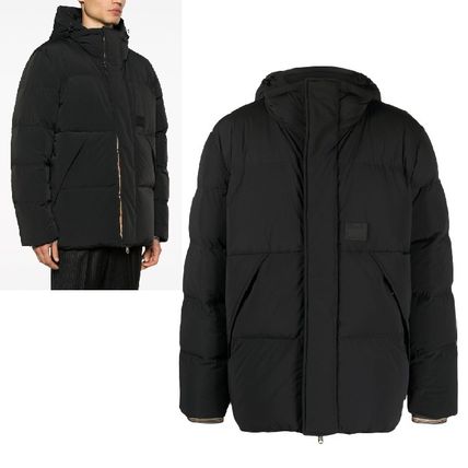 Paul Smith Down Jackets Street Style Plain Logo Down Jackets