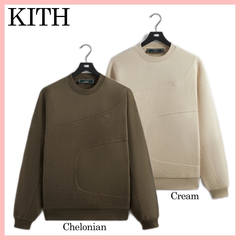KITH Curved Seam Madison スウェット ロゴ 2色 送料込み
