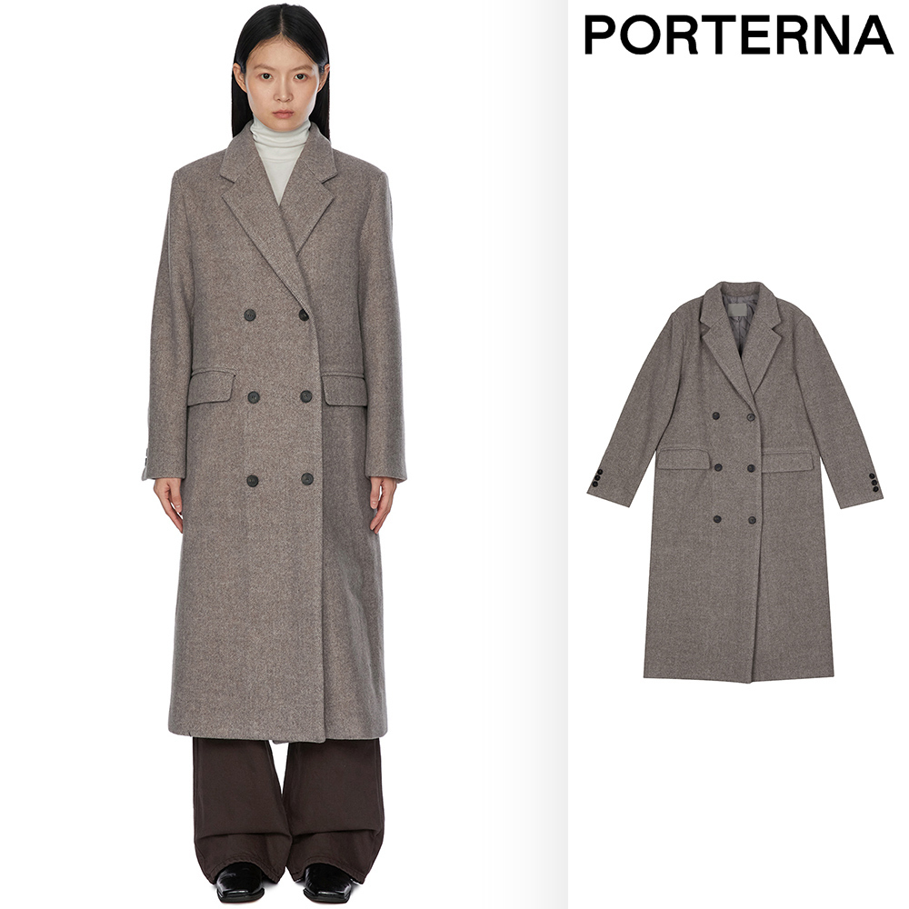 【PORTERNA】Vera mousse long coat