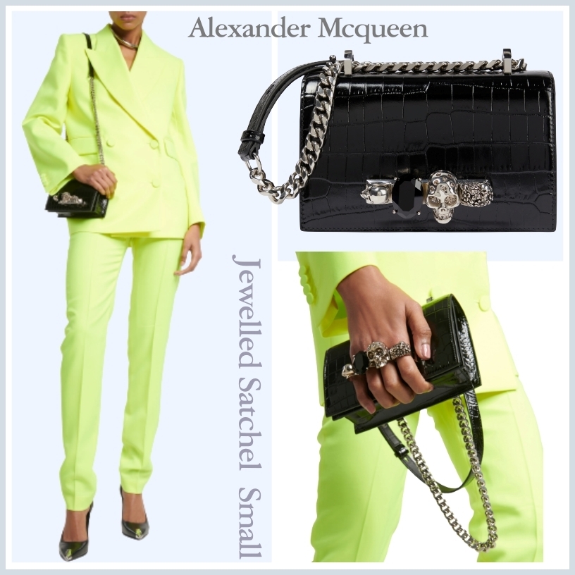 ◆ALEXANDER MCQUEEN スモールレザークロスボディバッグ