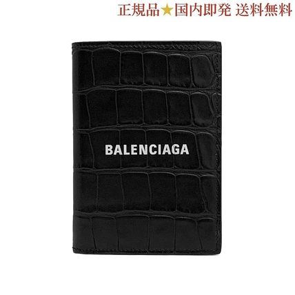 BALENCIAGA Folding Wallets Unisex Other Animal Patterns Leather Folding Wallet