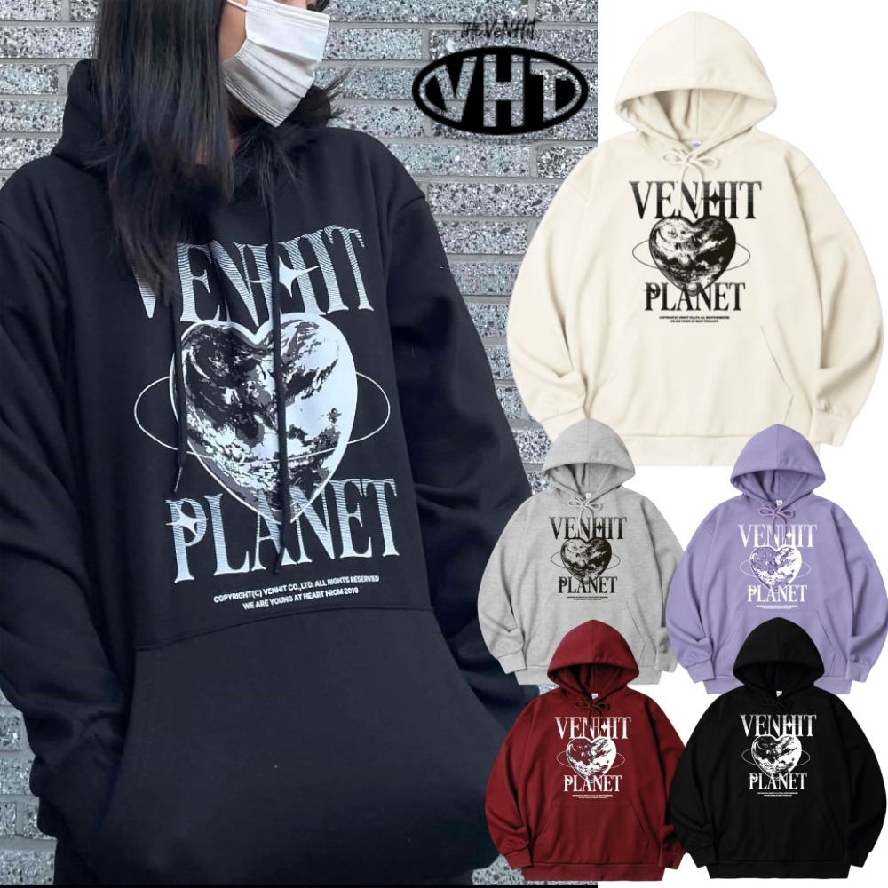 VENHIT★韓国★大人気★男女兼用★BLACK PLANET 5色 ハート
