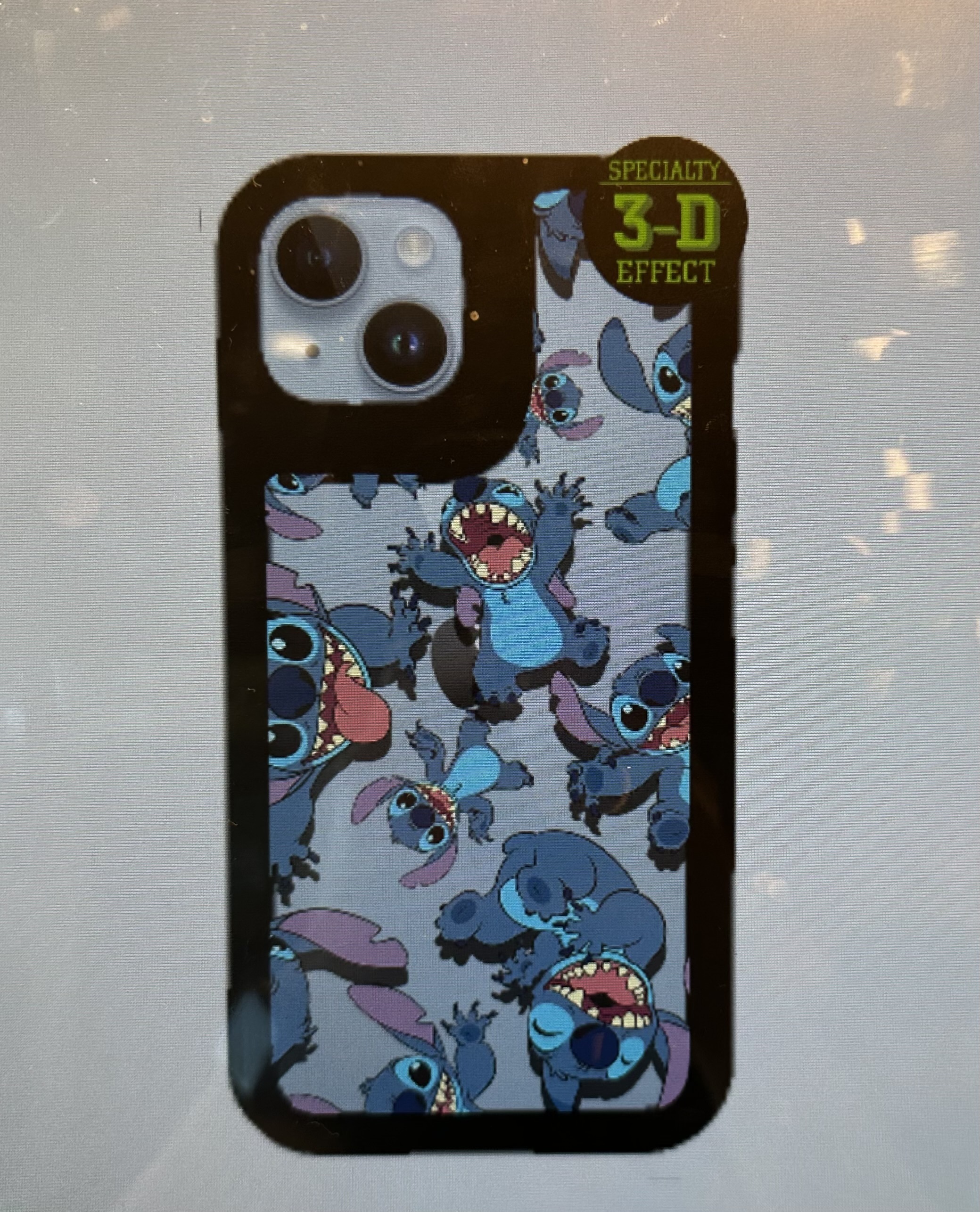 Disney】US Disney Park スティッチ 総柄 iPhoneケース クリア