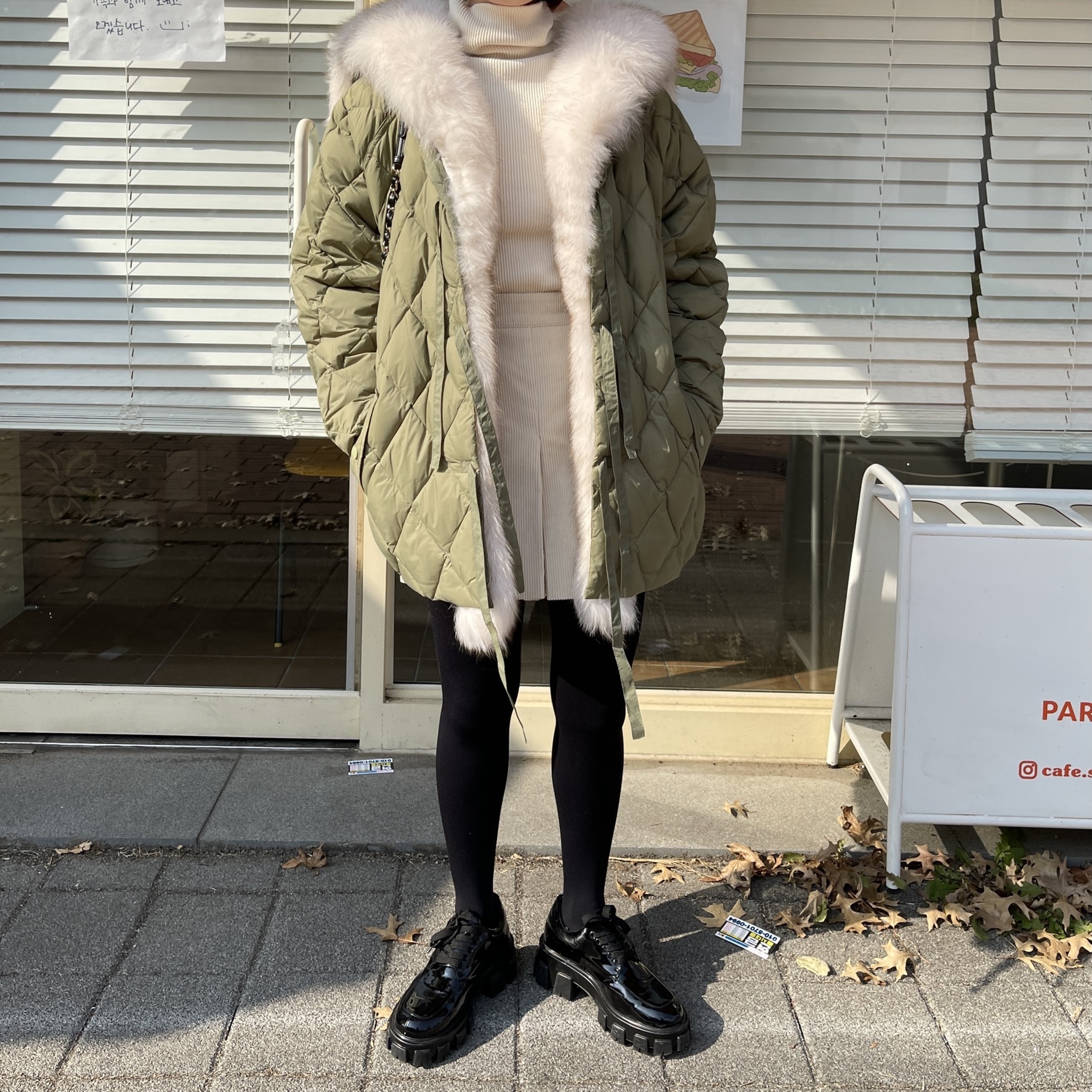 uni's room■2color フォックスファーガーリーダウン OT-AW24-15 uni's room□2color フォックスファーガーリーダウン OT-AW24-15