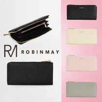 ★ROBINMAY 柏金真皮側拉長夾  レザー ロングウォレット/送料込