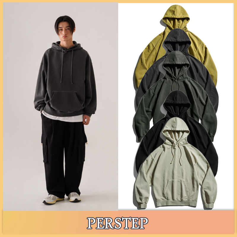 【PERSTEP】★送料・関税込★グレーンピグメント ワイドパーカー