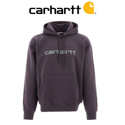 Carhartt Logo Sleeve Graphic Hoodie for Men in Green