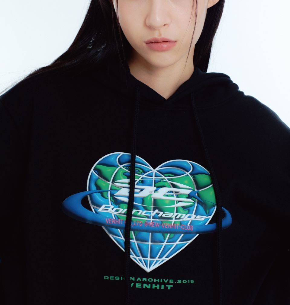 VENHIT★韓国★大人気★男女兼用★VNBC 3D EARTH フーディー