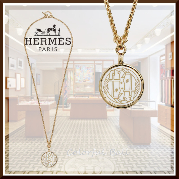 【お洒落メンズへ】HERMES メダイユ PM ネックレス お洒落メンズへ】HERMES メダイユ PM ネックレス
