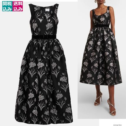 ERDEM アーデム ワンピース ブランド Floral jacquard 854569