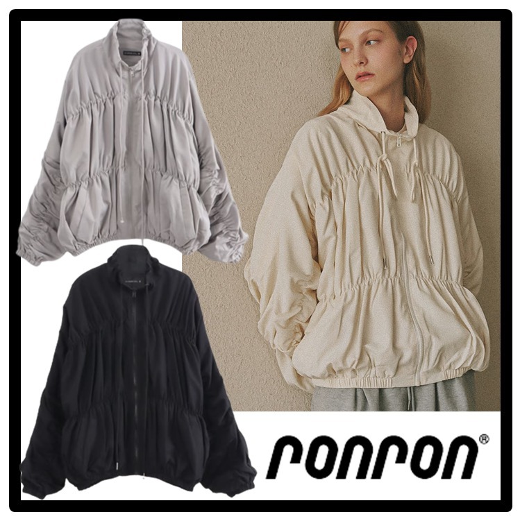 ★送料・関税込★RONRON★SHIRRING WIND JUMPER★アウター★