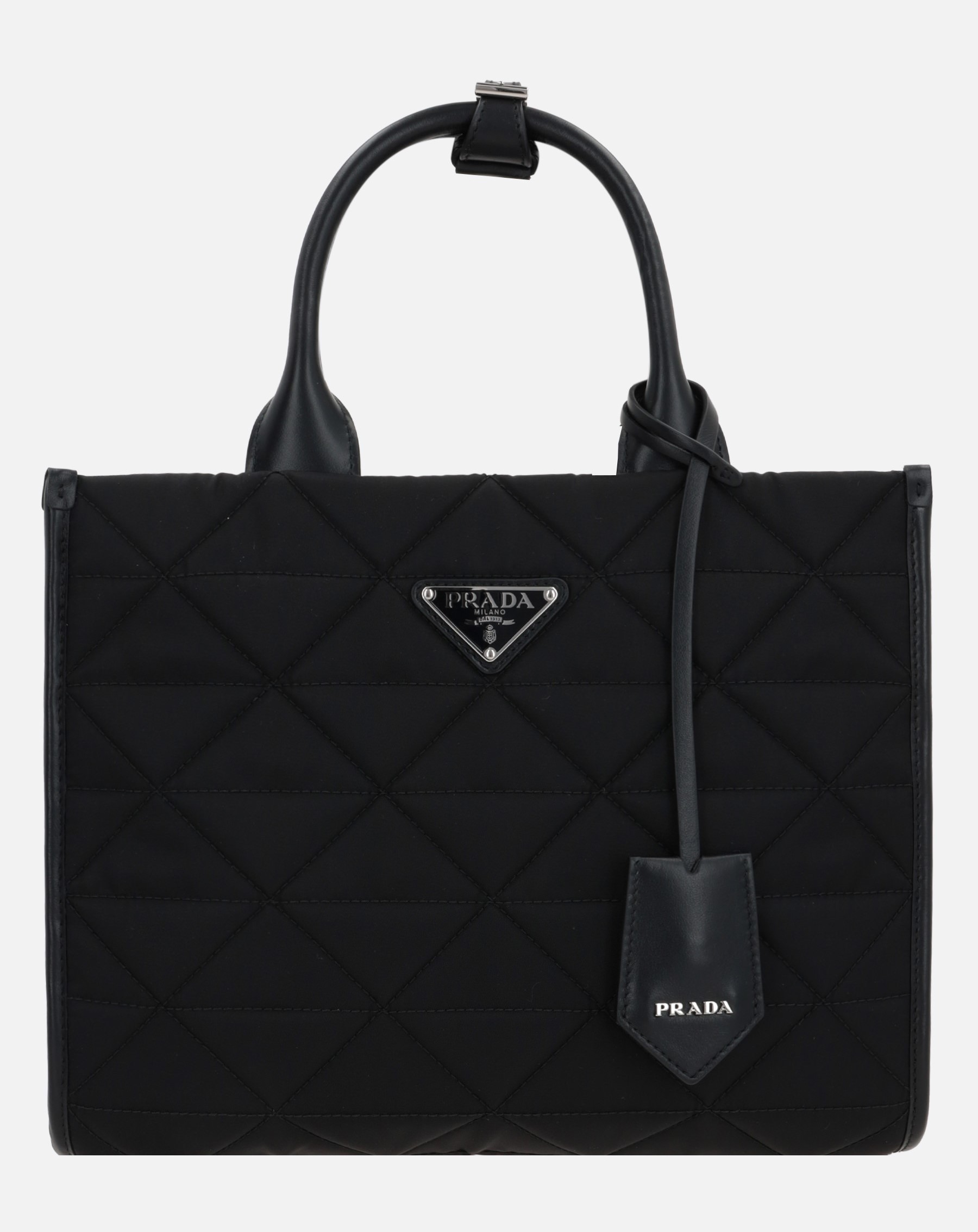 【PRADA】SYMBOLE SMALL QUILTED TOTE BAG