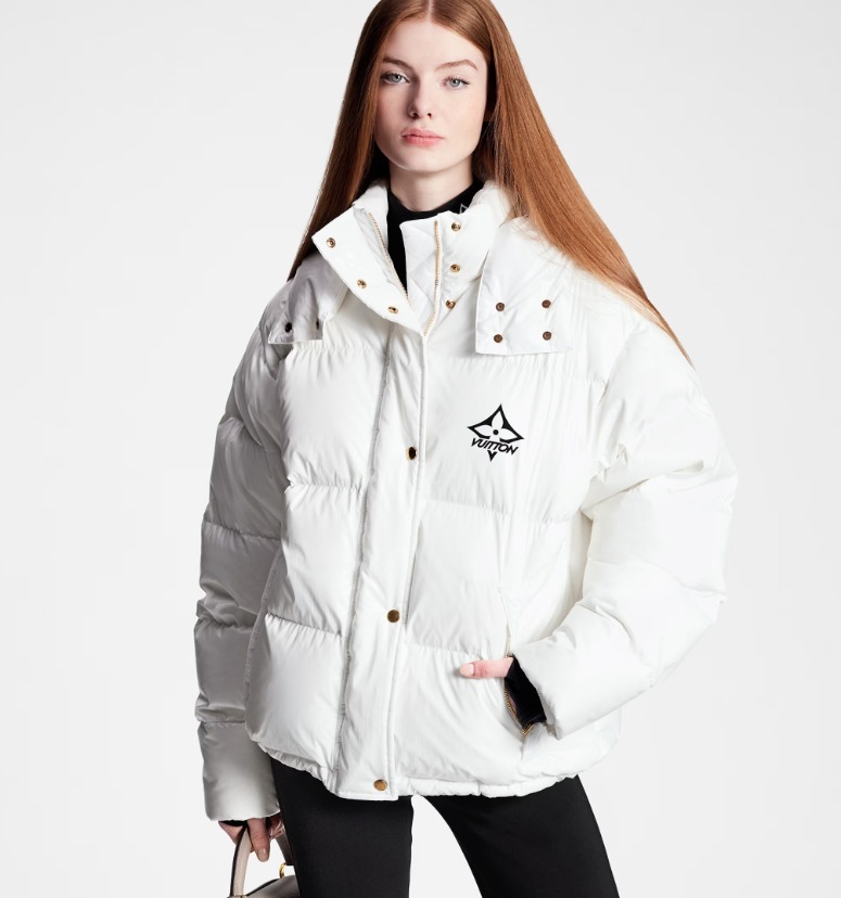 Louis Vuitton パファジャケット《LV SKI》ホワイト DHL 直営店