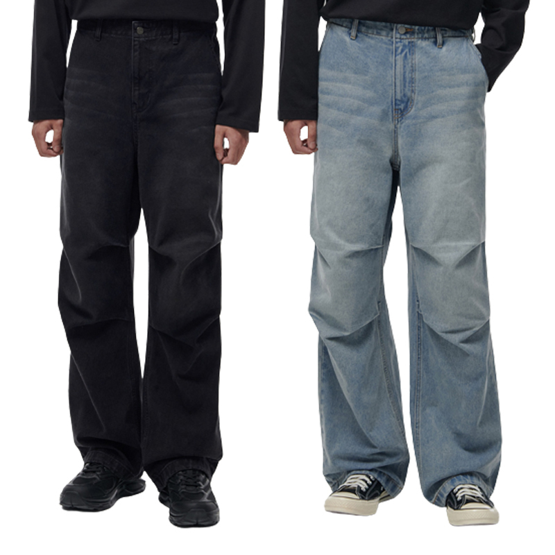 MUSINSA STANDARD MEN'S_デニムパラシュートパンツ_2色