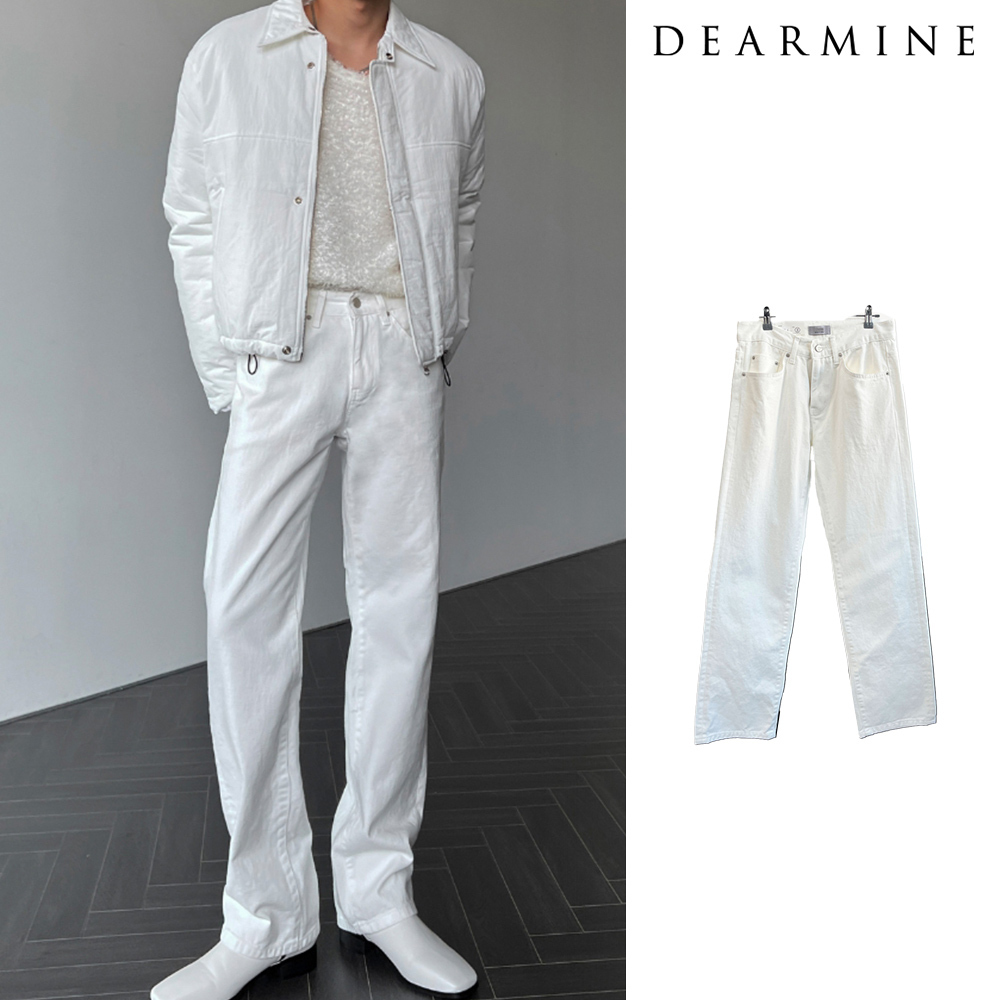 【DEARMINE】Courtney white wide pants