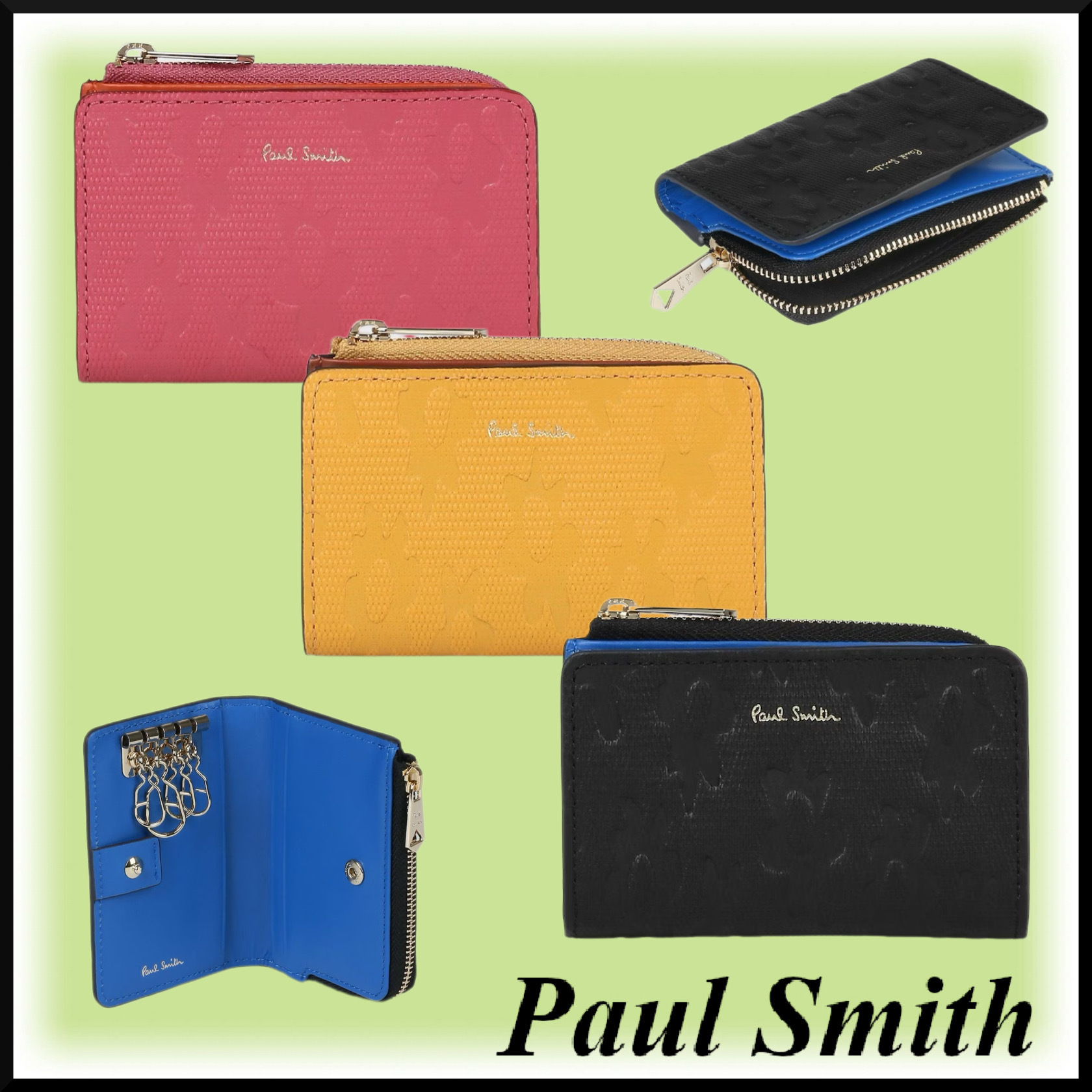 大人気☆ Paul Smith デイジーレザー コイン＆キーケース 花柄