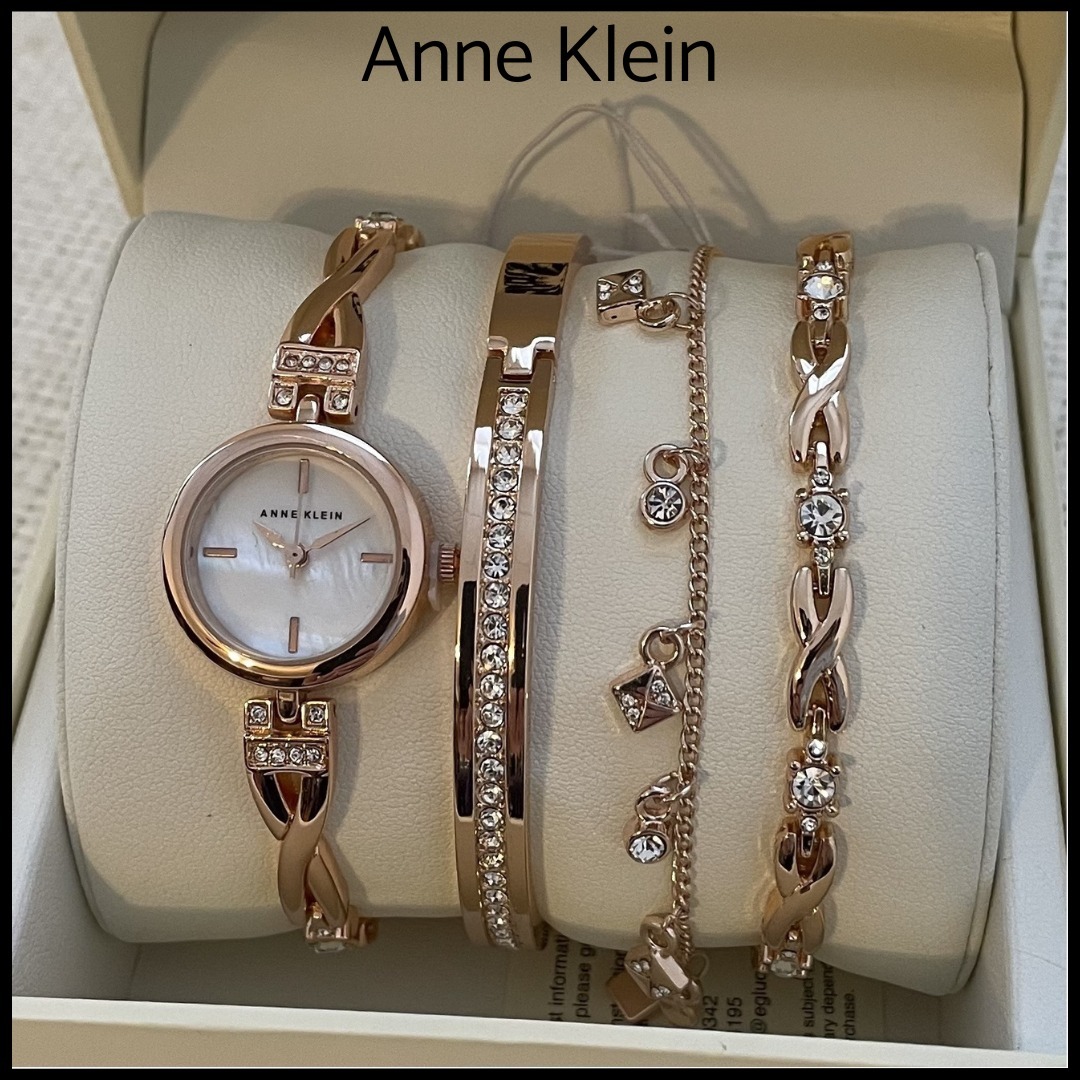 ギフトにも! Anne Klein ブレスレット＆ウォッチ 4点セット
