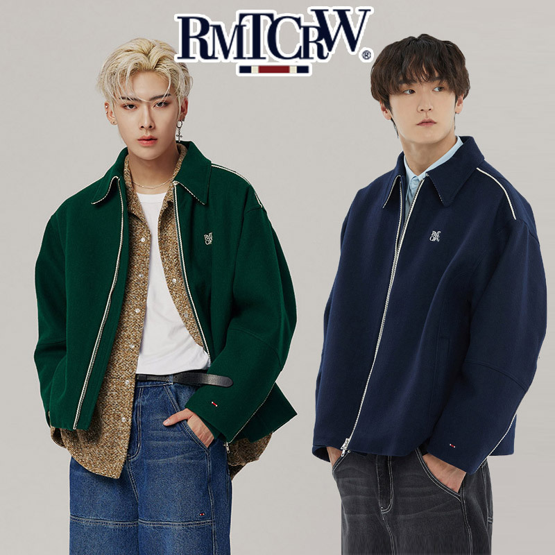 ●ROMANTIC CROWN●WOOL PIPING BIKER ジャケット (2色)