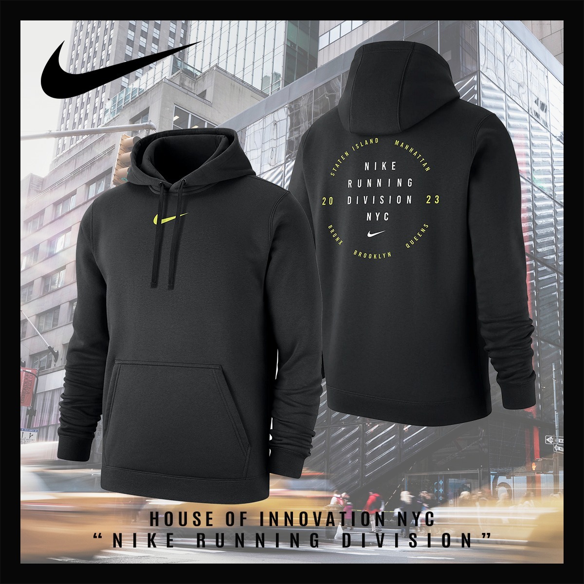 【USA限定】'23FW Nike HOI NYC ランニング フーディ パーカー